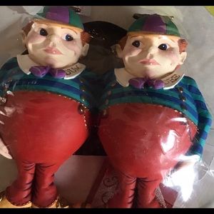 Vintage Tweedle Dee and tweedle dum figuri…